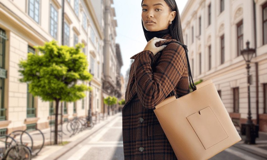 Affordable Vegan Statement Handbag – von Holzhausen The Market Tote